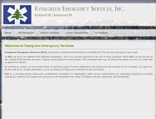 Tablet Screenshot of evergreenemergencyservices.com